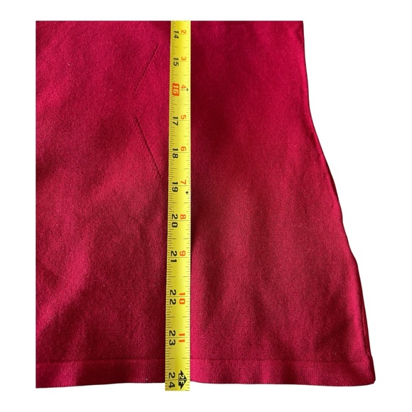 NWT St. John Sport Sleeveless Deep Cherry Scoop Neck Golf Tank Sz L - Picture 7 of 7